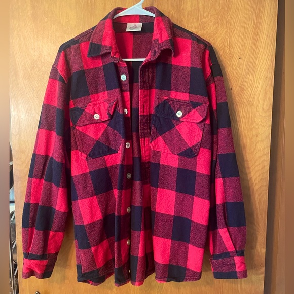 Red and Black Shacket - Picture 2 of 3